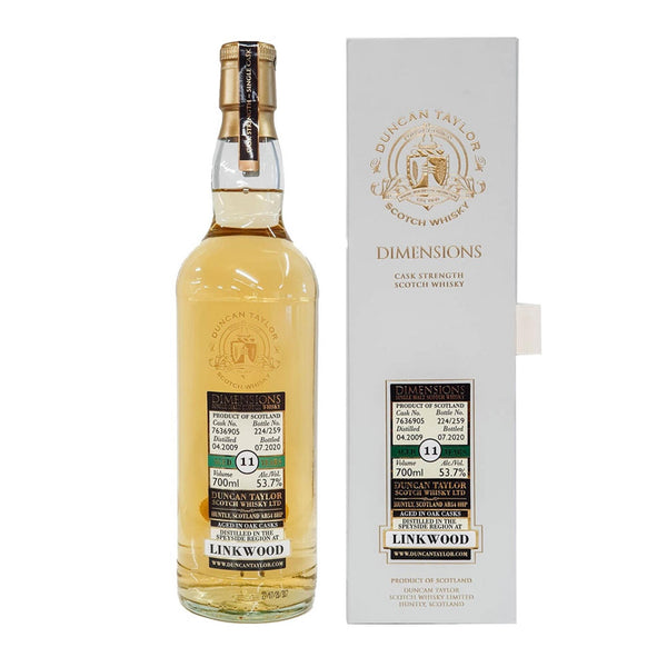 Linkwood 11 Year Old Dimensions 2009 537 70cl