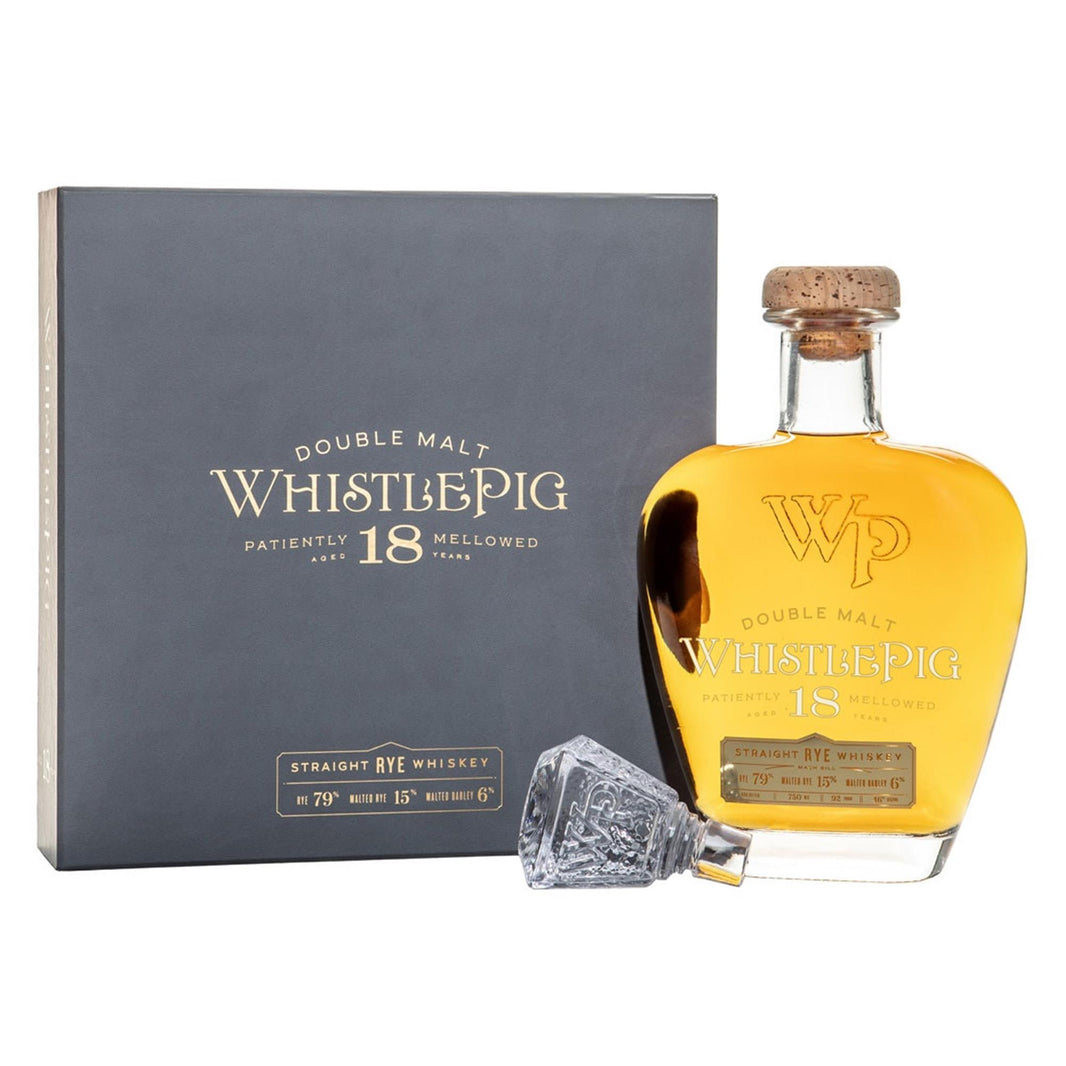 WhistlePig 18 Year Old Double Malt Rye Whiskey 70cl
